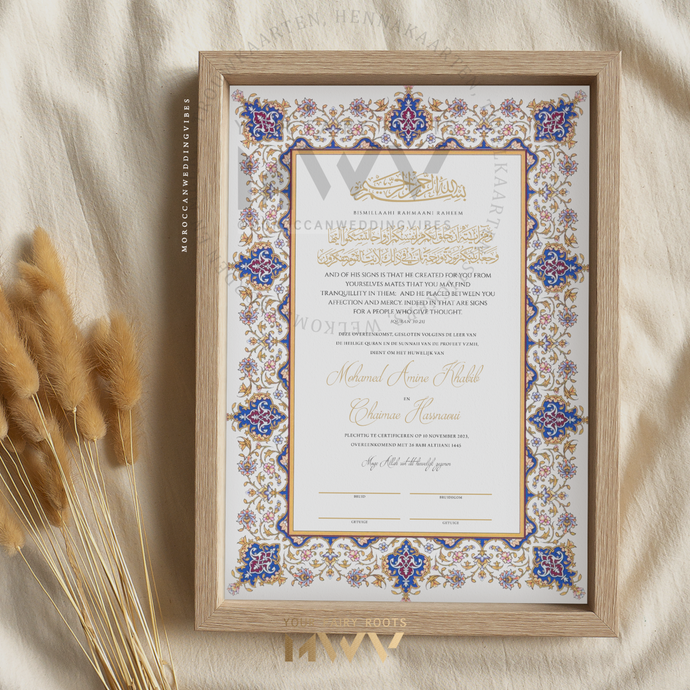 Nikkah Certificaat | Mounia