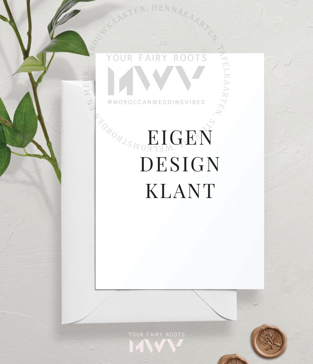 Trouwkaart Eigen Design [Enkel In Overleg]