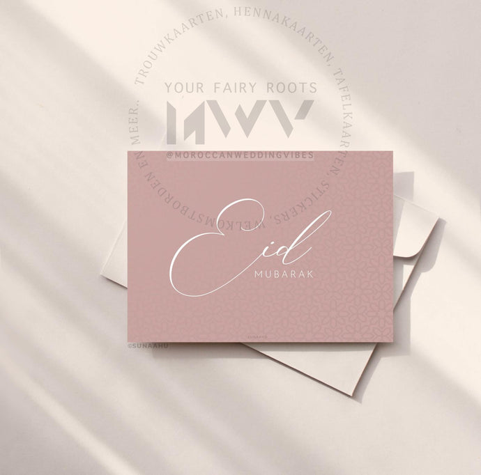Eid Mubarak | Gift Card Pastel Blush