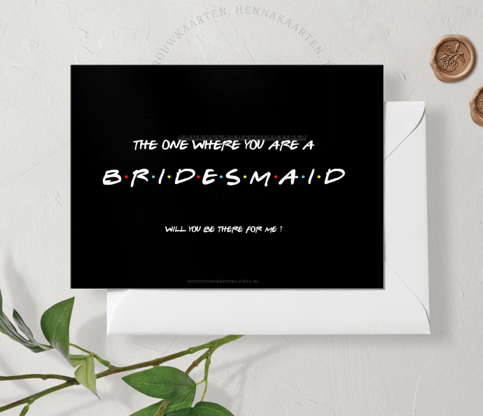 Bruidsmeisjeskaart | Friends Edition Ii